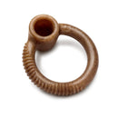 Benebone Ring Durable Dog Chew Toy for Aggressive Chewers, Real Bacon, Made in USA, Small - dental dog chew - 810054210610