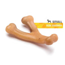 Benebone Wishbone Durable Dog Chew Toy for Aggressive Chewers, Real Chicken, Made in USA, Small, for Any breed - 854111004057