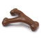 Benebone Wishbone Durable Dog Chew Toy for Aggressive Chewers, Real Peanut, Made in USA, Small, for Any breed - 854111004026