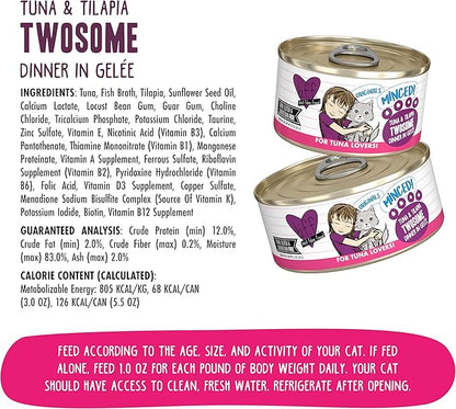 Best feline friends minced tuna and tilapia canned cat food