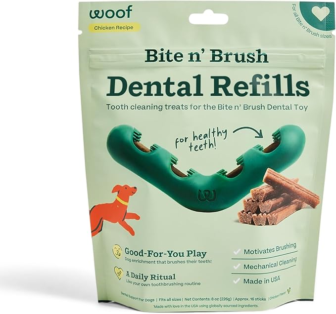 Bite n Brush Dental Refills woof chicken recipe