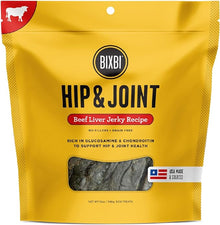 Bixbi hip & joint beef lung jerky recipe dog jerky treats 12oz