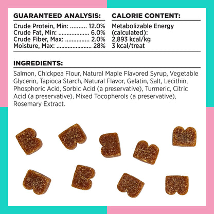 Bixbi Pocket Trainers, Salmon (6 Oz, 1 Pouch) - Small Training Treats For Dogs - Low Calorie And Grain Free Dog Treats, Flavorful Pocket Size Healthy And All Natural Dog Treats