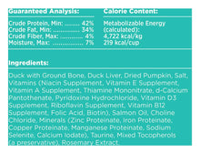 BIXBI Rawbble Duck Recipe Grain - Free Freeze - Dried Dog Food, 26 - oz bag