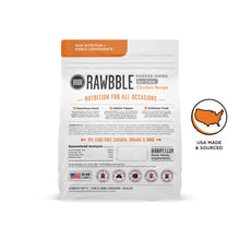 BIXBI Rawbble Freeze Dried Cat Food, Chicken Recipe, 3.5 oz - 95% Organs and Bone Raw Cat Food - USA Made