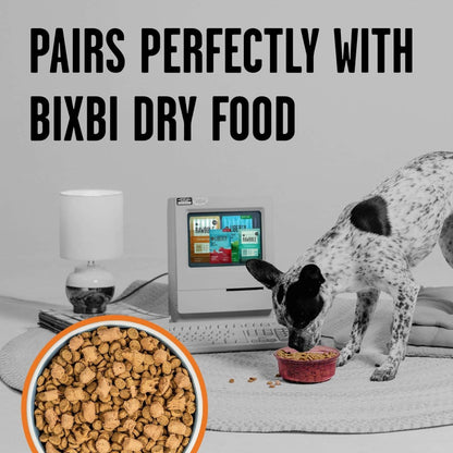 BIXBI Rawbble Freeze Dried Dog Food, Chicken Recipe, 12 oz - 98% Meat and Organs, No Fillers - Pantry - Friendly Raw Dog Food for Meal, Treat or Food Topper - USA Made in Small Batches - 091037509192