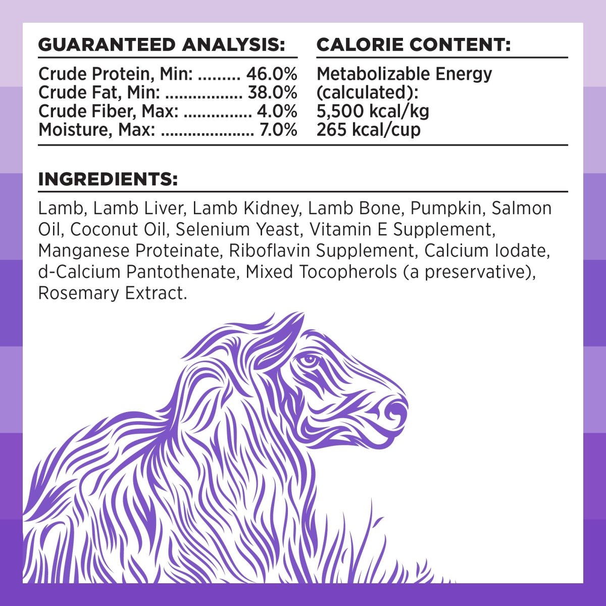 BIXBI Rawbble Freeze Dried Dog Food, Lamb Recipe, 12 oz - 97% Meat and Organs, No Fillers - Pantry - Friendly Raw Dog Food for Meal, Treat or Food Topper - USA Made in Small Batches - 851907008497