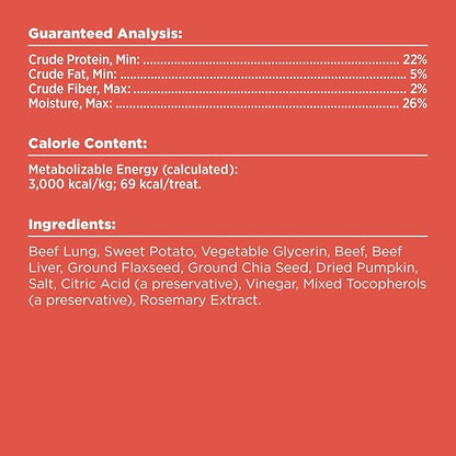 Bixbi skin & coat beef liver jerky recipe 5oz pouch