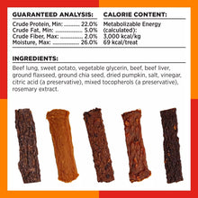 Bixbi skin & coat beef liver jerky recipe dog treats 12oz