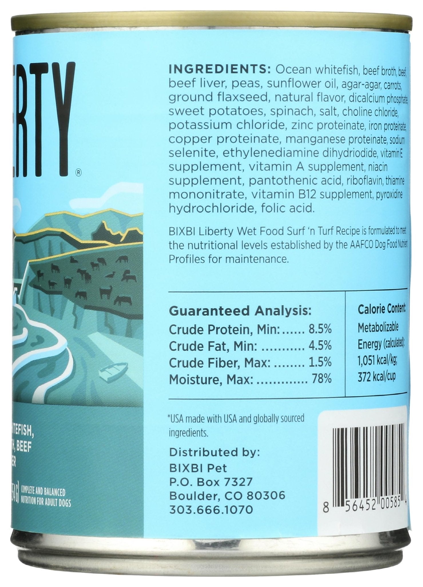 BIXBI Surf 'n Turf Wet Dog Food, 12.5 OZ