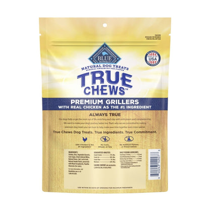 Blue buffalo dog treats true chews premium grillers with real chicken 12 oz