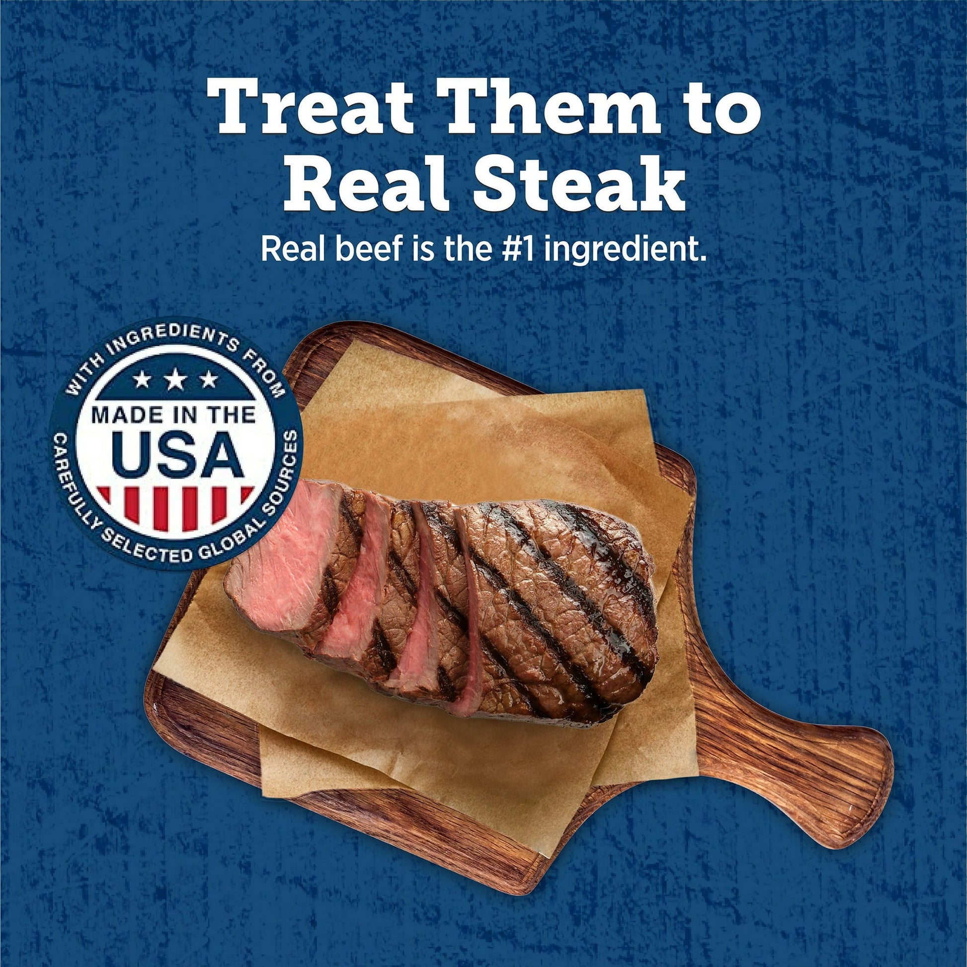 Blue buffalo dog treats true chews premium grillers with real steak 12 oz