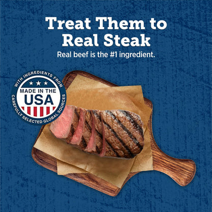 Blue buffalo dog treats true chews premium grillers with real steak 12 oz
