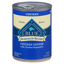 Blue Buffalo Homestyle Recipe Adult Wet Dog Food, Made with Natural Ingredients, Chicken Dinner with Garden Vegetables, 12.5 - oz. Can