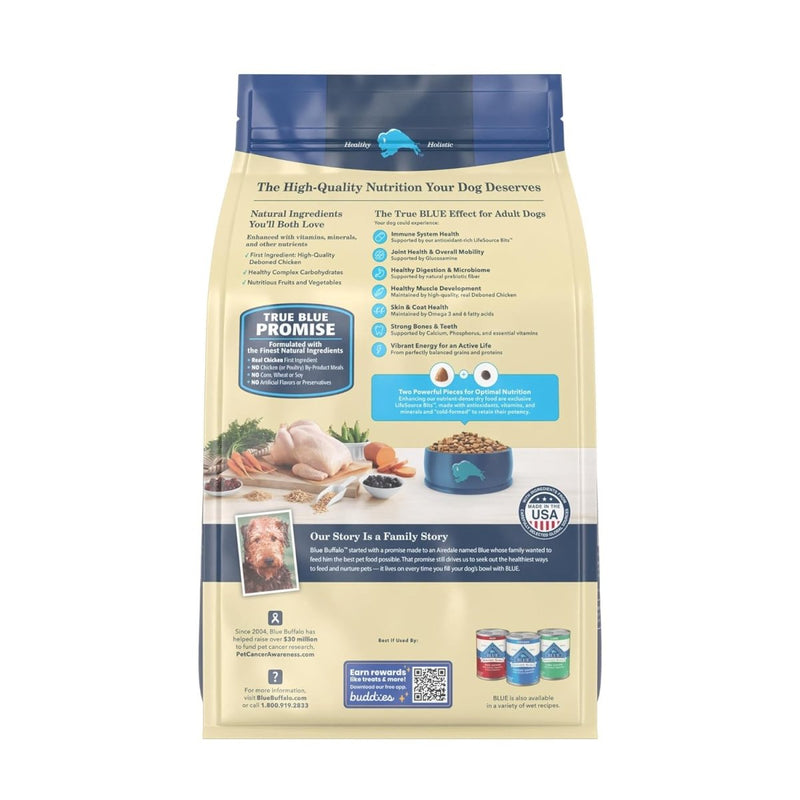 Blue Buffalo Life Protection Formula Natural Adult Dry Dog Food, Chicken and Brown Rice 5lb - dry dog food - 840243144075