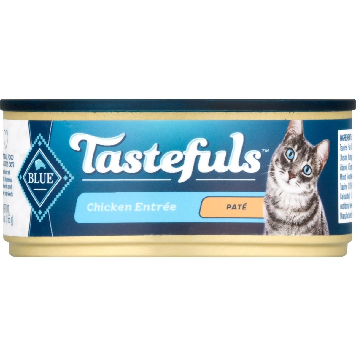 Blue Buffalo, Pate Canned Cat Food, Adult Indoor, Chicken Entree - 5.5 Oz - canned cat food - 840243140527