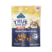 Blue Buffalo True Chews Natural Chewy Cat Treats, Alaska Pollock 3 oz bag - chewy cat treats - 840243149254