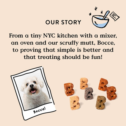 Bocce's Bakery - Limited Edition Wheat - Free Dog Treats, Burgers & Fries Biscuits, 5 oz