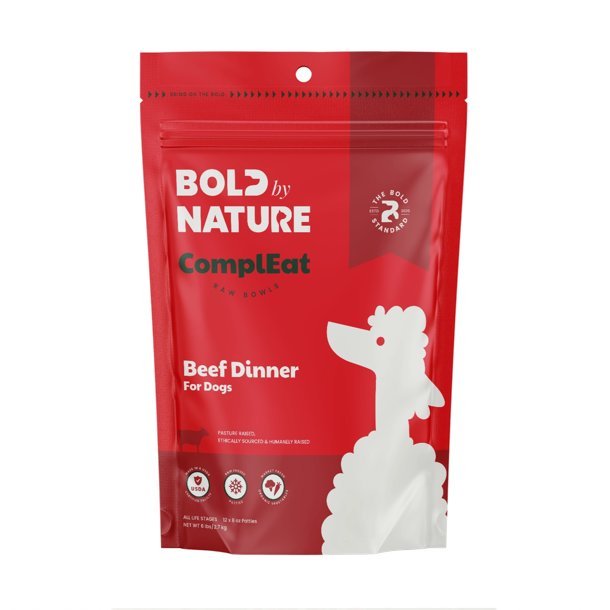 Bold by Nature Complete Raw Beef Dinner For Dog - 874286006229