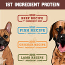 Boss Dog Complete & Balanced Freeze Dried Raw Diet for Dogs Beef Recipe, 12 - oz Bag - 850010391243