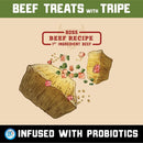 Boss Probites Treat for Dogs - 3oz (85g) (Beef with Tripe) - freeze dried dog treats - 850036272175