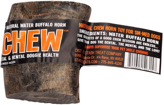 Buba water buffalo horn dog treat