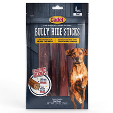 Cadet Bully Hide Sticks for Small Dogs, All - Natural Beef Pizzle, Limited - Ingredient Long - Lasting Dog Chews for Aggressive Chewers, 4 Count