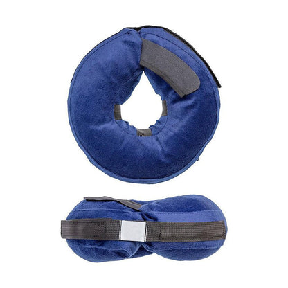 Calm Paws Protective Inflatable Collar with Calming Disk for Dogs - dog collar - 850014125981