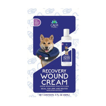Calm paws remedies recovery wound cream for dogs 4oz bottle