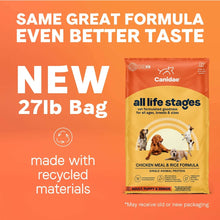Canidae All Life Stages Premium Dry Dog Food for All Breeds, All Ages, Chicken Meal & Rice Recipe, 27 lbs. - 640461011308