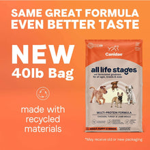 Canidae All Life Stages Premium Dry Dog Food for All Breeds, Multi - Protein Recipe with Chicken, Turkey & Lamb Meals Recipe, 40 lbs, For All Ages & Multi - Dog Homes - 640461010448