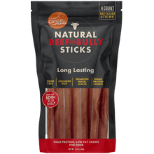 Canine naturals beef and bully sticks 4 count medium