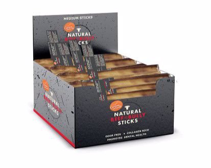 Canine naturals beef collagen bully stick small 5 - 6in dog treat
