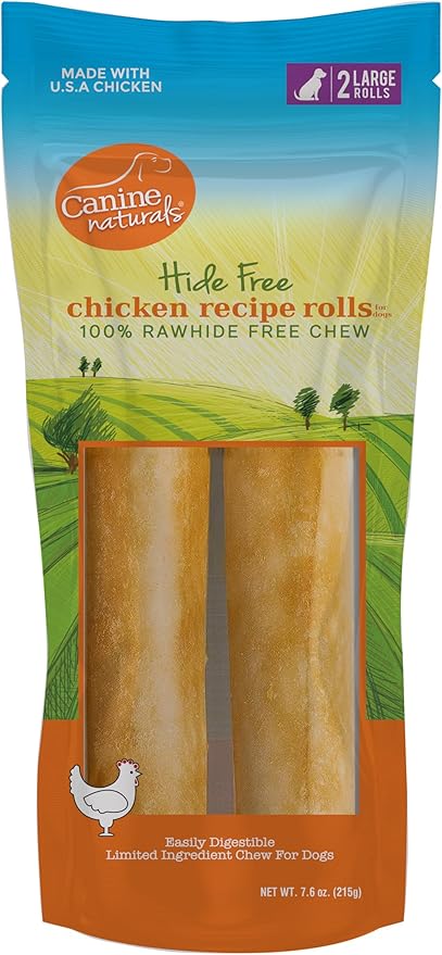 Canine naturals hide free chicken recipe rolls for dogs