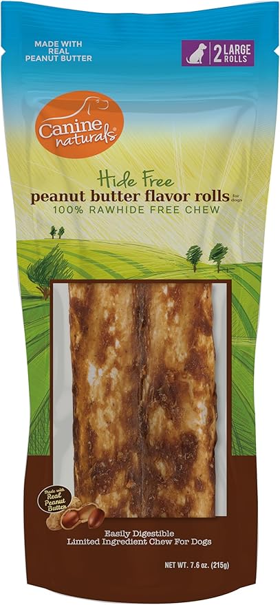 Canine naturals hide free peanut butter flavor roles