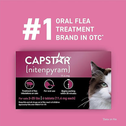 Capstar oral treatment - cat 6 tablets