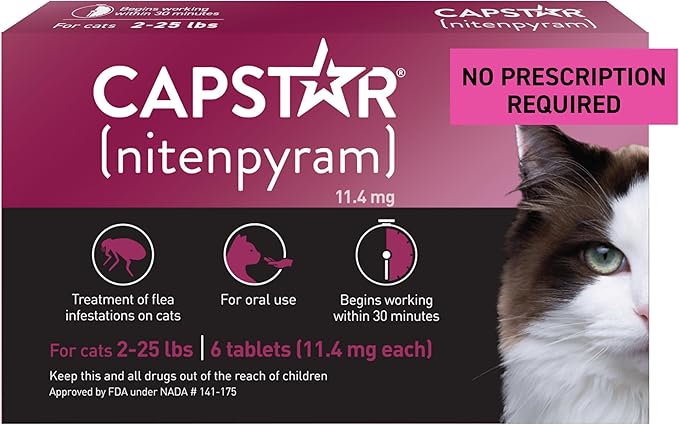Capstar oral treatment - cat 6 tablets