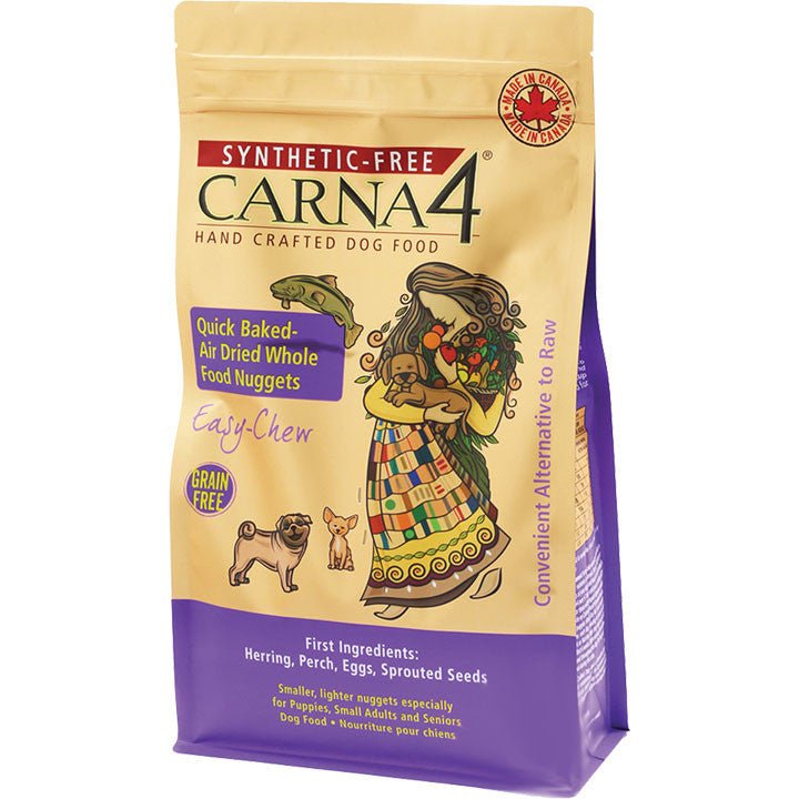 Carna 4 dog food herring perch eggs sprouted seeds
