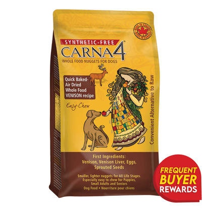 Carna 4 kibble for dogs venison 5 lbs