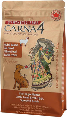 Carna 4 whole food dog nuggets - lamb, lamb liver, eggs