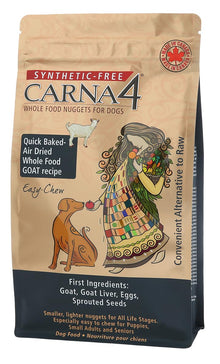 CARNA4 All Life Stages Easy Chew Goat Formula Dry Dog Food (2.2 Pound, Goat)