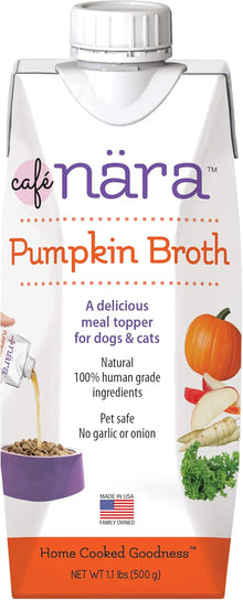 Caru Pet Food Cafe Nara Pumpkin Broth for Dogs and Cats