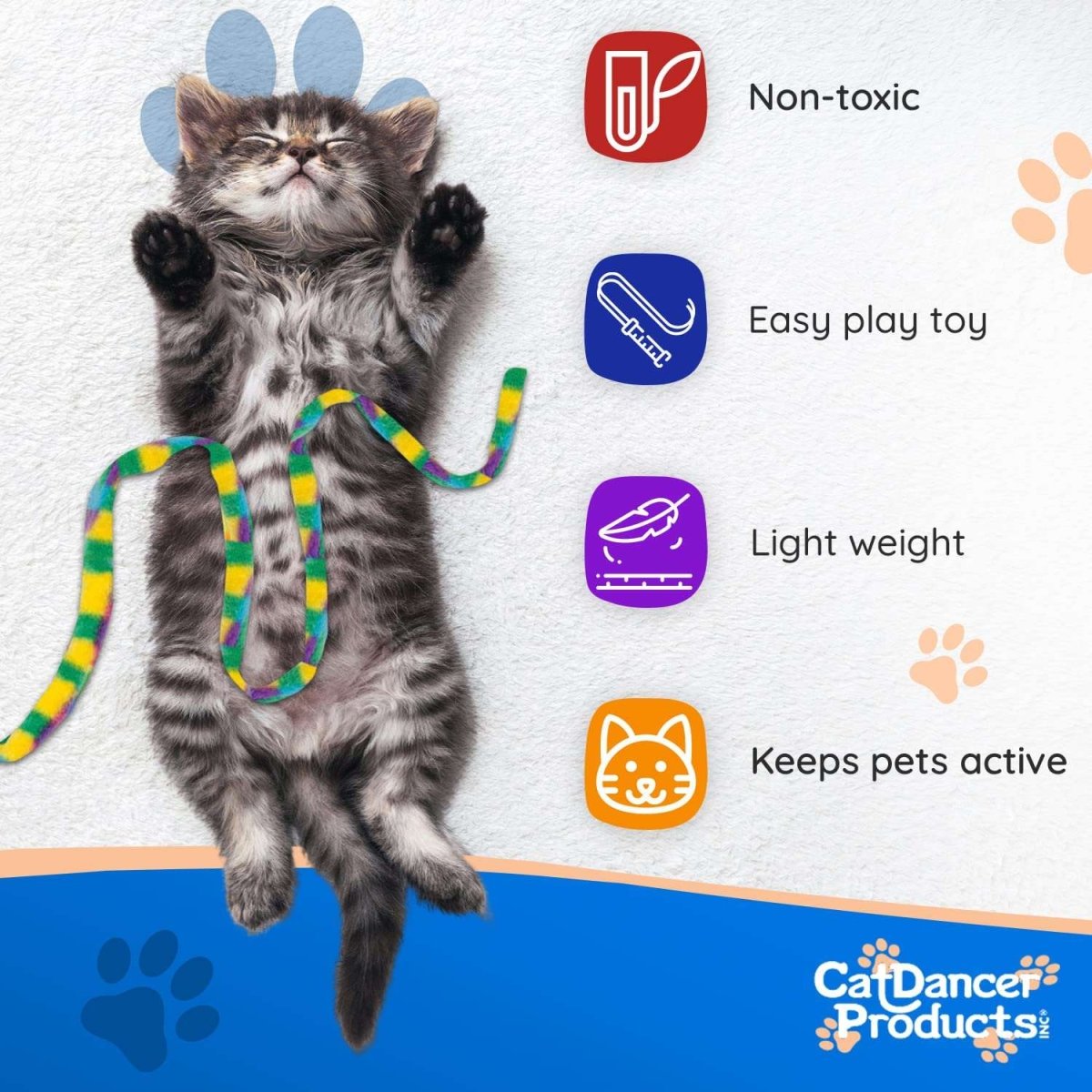 Cat Dancer Charmer Interactive Cat Toy - 093419300038