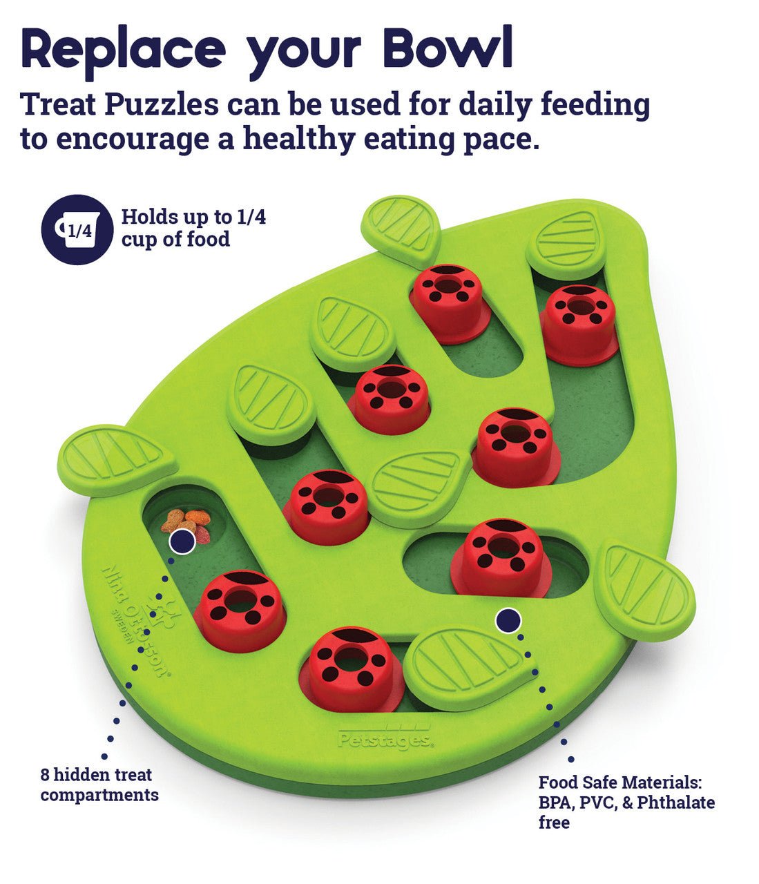 Cat stages buggin out puzzle play interactive food puzzle for curious cats