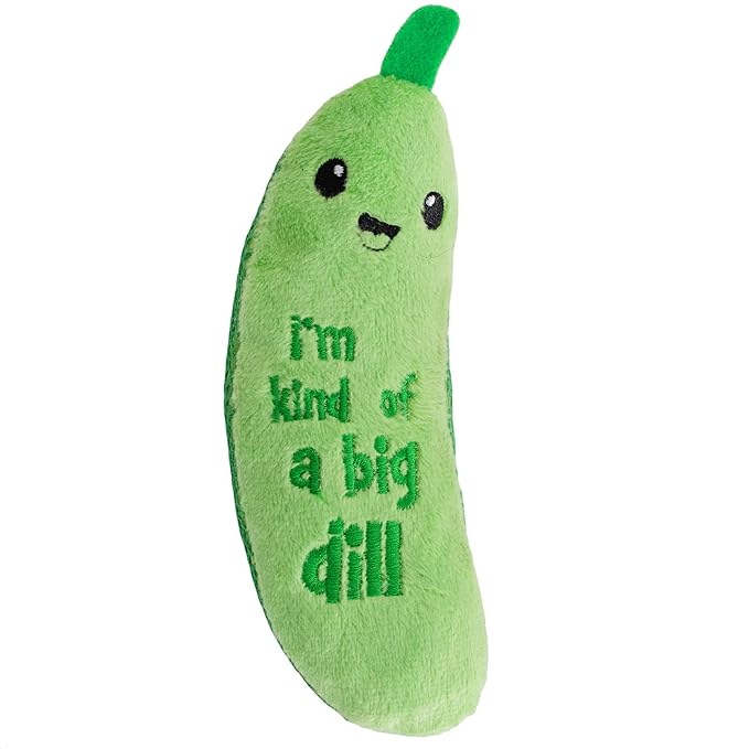 Cat stages crunchy pickles kicker pickle cat toy