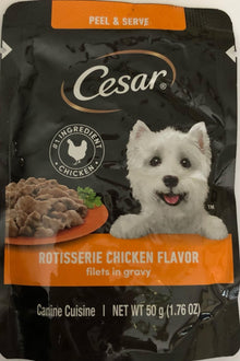 Cesar Canine Cuisine Single Pouch Variety 1.76Oz Each