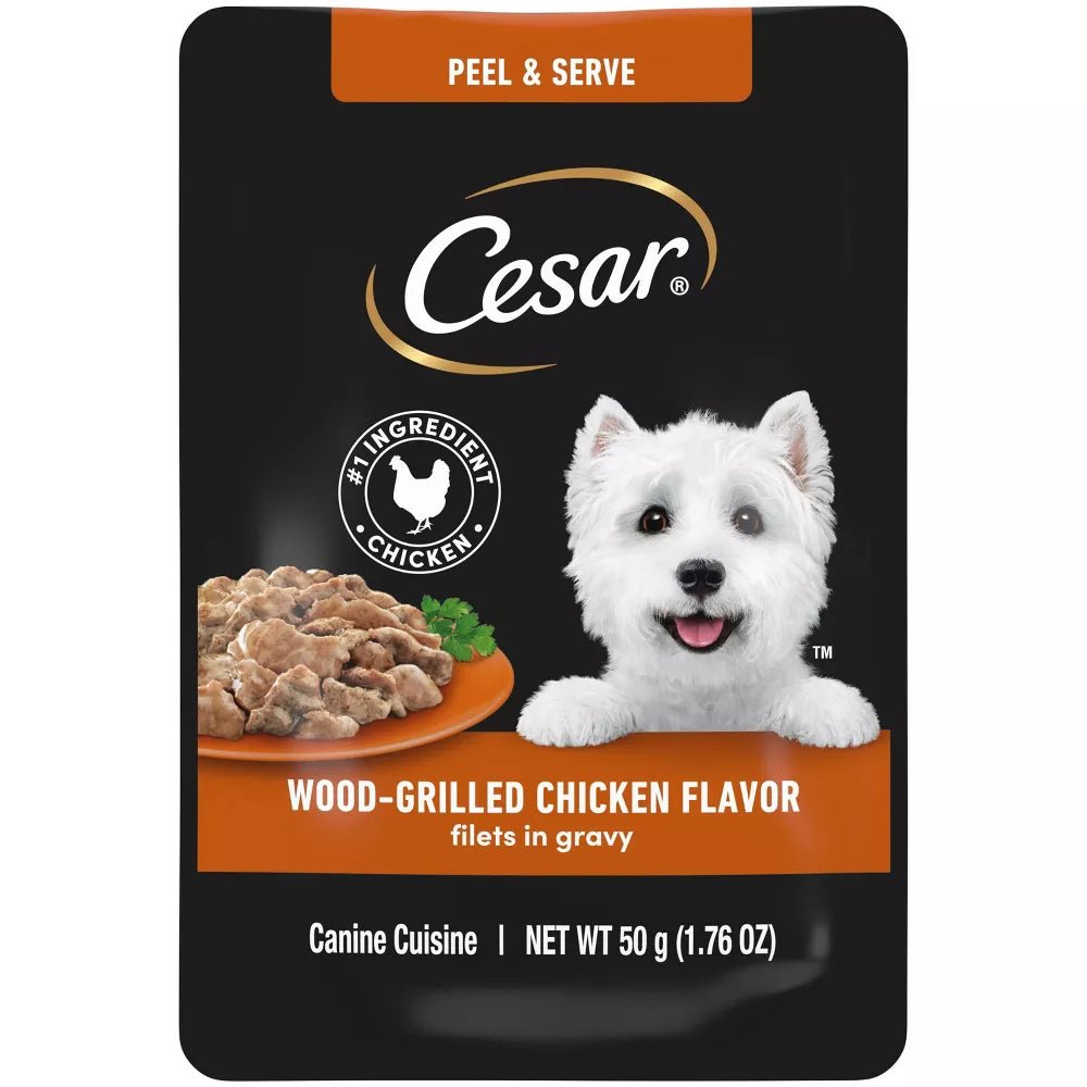 Cesar Pouch Grilled Chicken Flavor Wet Dog Food - 1.76 oz