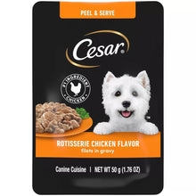 Cesar Pounch Rotisserie Chicken Flavor Wet Dog Food - 1.76 oz