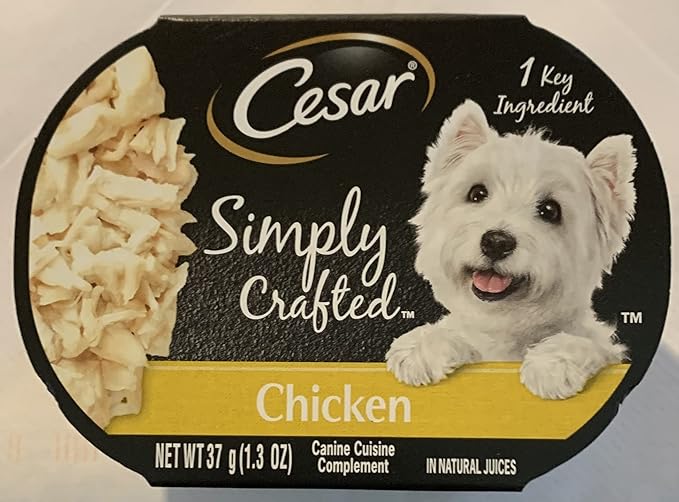 Cesar Simply Crafted Chicken 1.3oz dog food