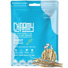 Charmy air dried dog & cat treats smelt 2.90oz fish pet treats